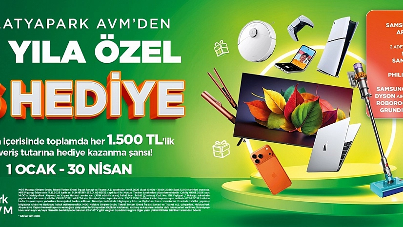 MalatyaPark AVM'den 16. Yıla özel büyük çekiliş kampanyası