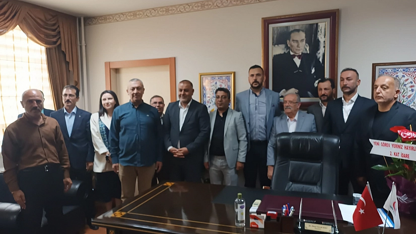 MHP'den başhekime ziyaret