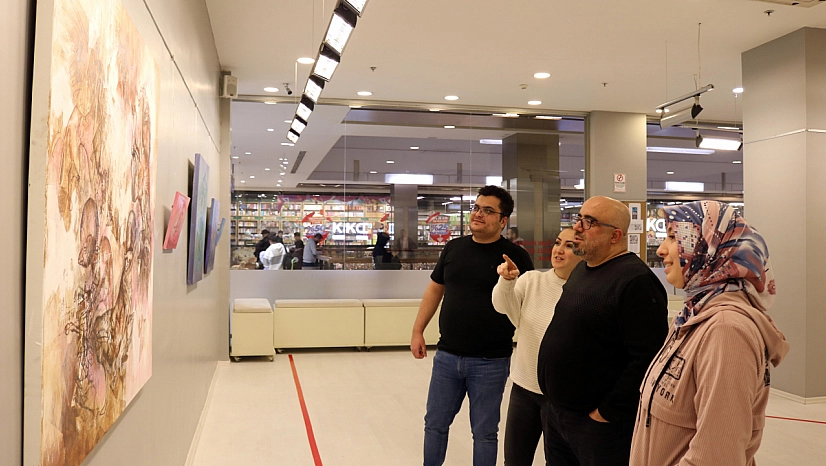 Mısırlıoğlu, SANKO Sanat Galerisi'nde sergi açtı