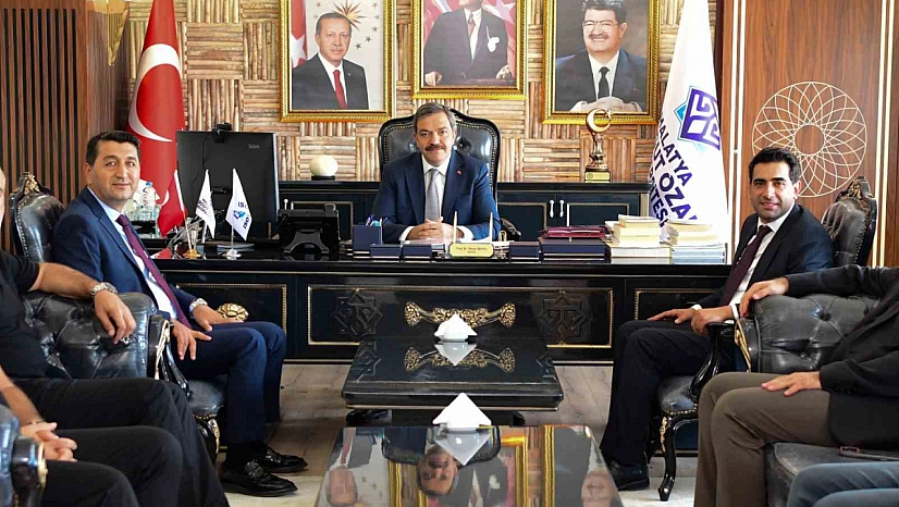 MTSO Başkan Adayı Boyraz, Rektör Bentli'yi ziyaret etti