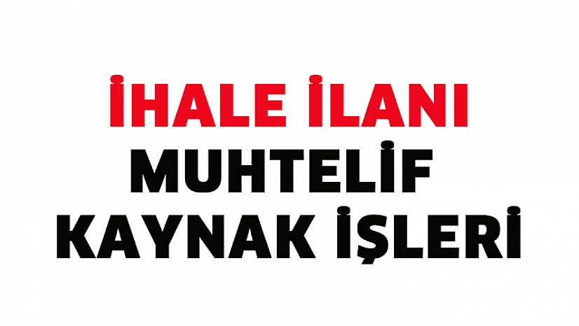 Muhtelif kaynak işleri