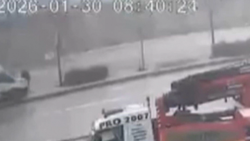 Ölümden saniyelerle kurtuldu