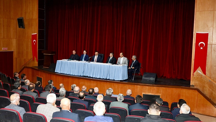 Recep İçme Suyu için geniş katılımlı bilgilendirme toplantısı düzenlendi