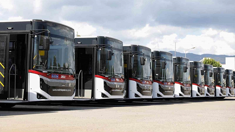 Samsun'da toplu ulaşım güçleniyor