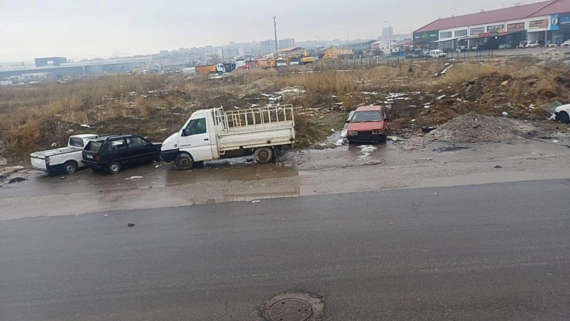 Sanayi sitelerindeki atıl araçlar kaldırılıyor