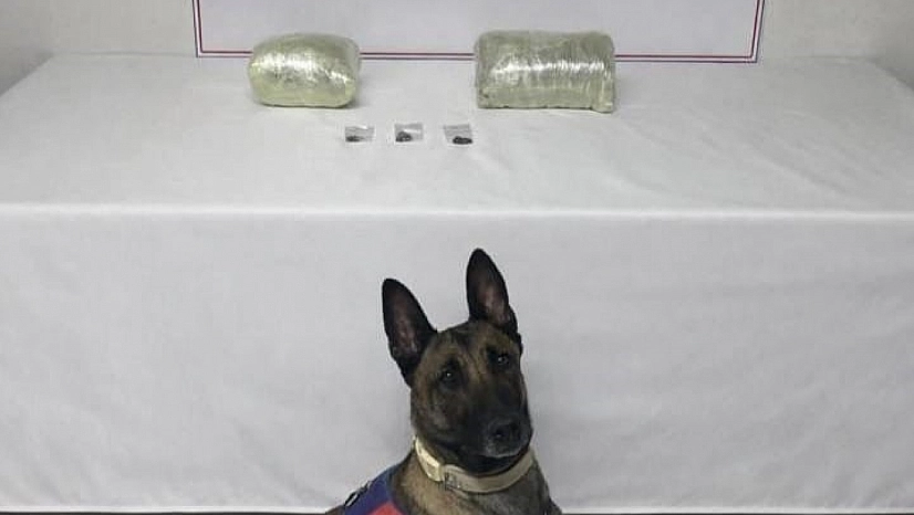 2 kilo kubar esrar ele geçirildi: 1 gözaltı