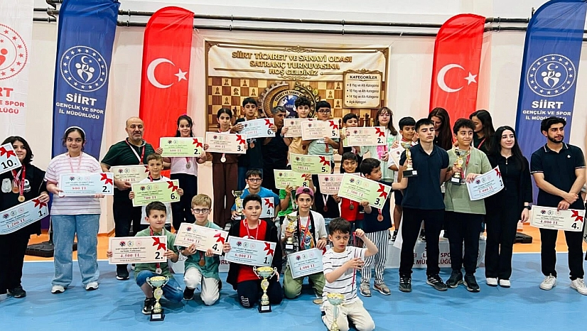 Siirt TSO Satranç Turnuvası tamamlandı