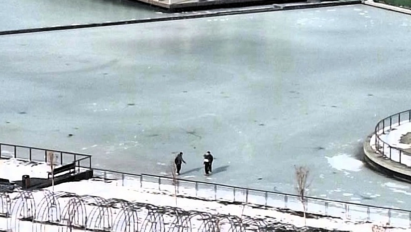 Soğuklar Malatya'yı Vurdu! Yapay gölet buz tuttu