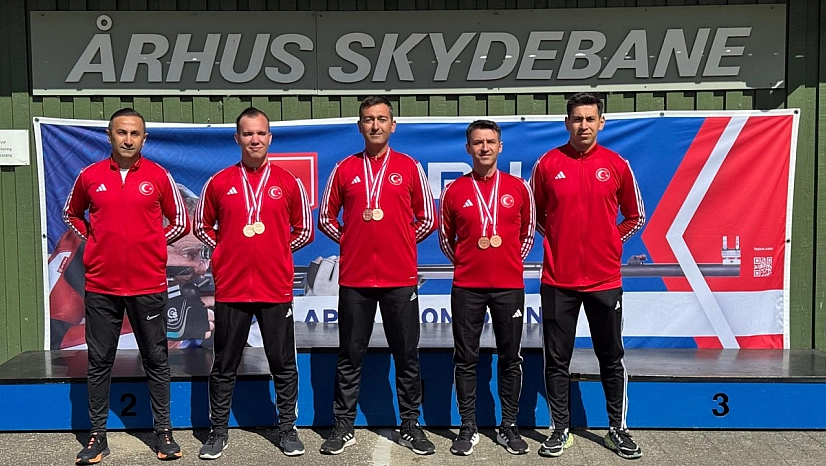TSK Spor Gücü Erkek Tüfek Takımı Avrupa 3'üncüsü Oldu