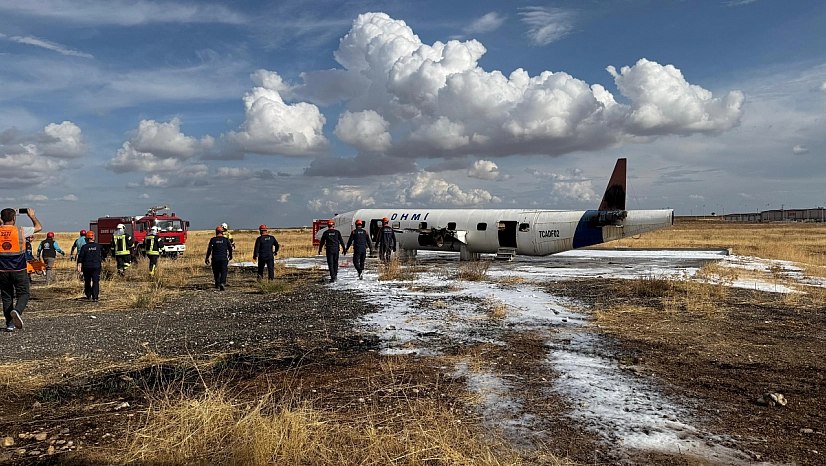 'Uçak kaza kırıma uğradı' tatbikatı nefes kesti