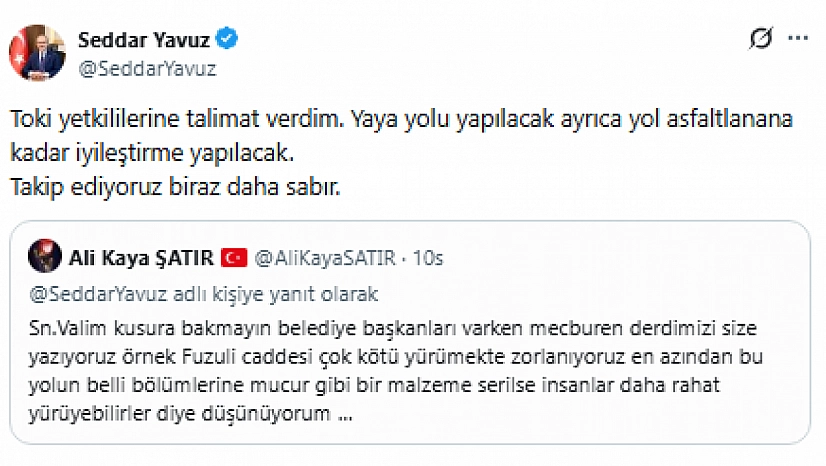 Vali Yavuz Duyarsız Kalmadı: Anında talimatı verdi
