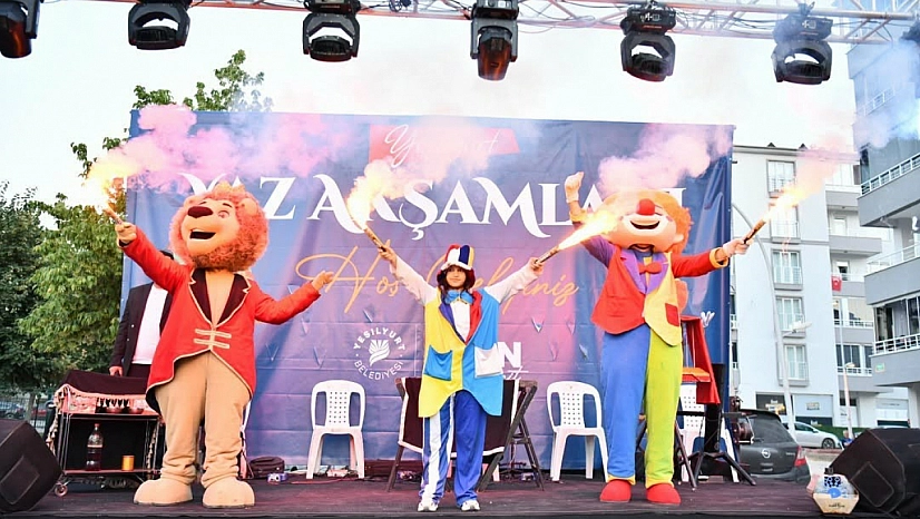 Yeşilyurt'ta Yaz akşamları renkli görüntülere sahne oldu