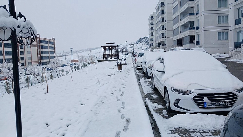Yoğun kar Kulp'u esir aldı