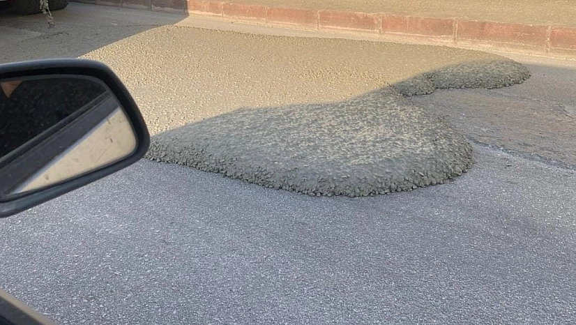 Yola beton döken miksere 668 bin lira ceza kesildi