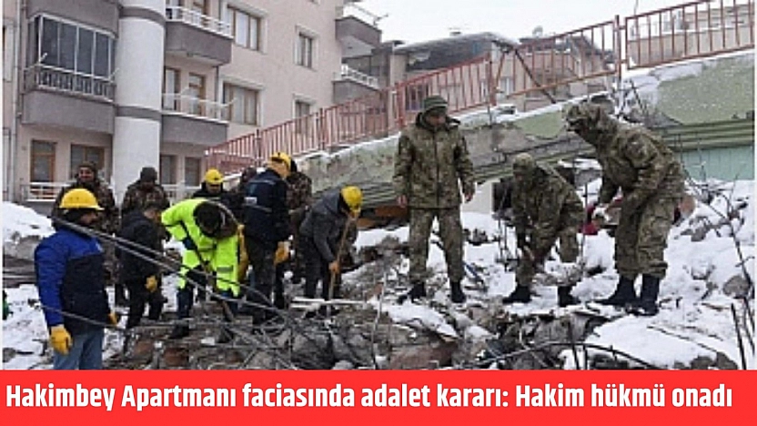 78 kişi hayatnı kaybetmişti: Hakimbey apartmanı davasında 4 sanığa ceza