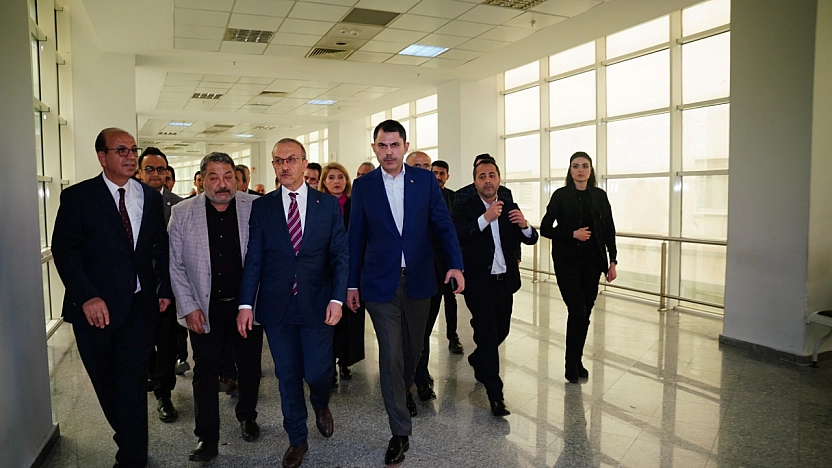 Bakan Kurum'dan Bakan'a geçmiş olsun ziyareti...