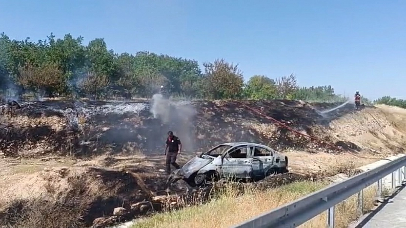Malatya'da Kuzey Çevre Yolu'ndaki alev alan otomobilden ikinci acı haber geldi: Baba da kurtarılamadı!