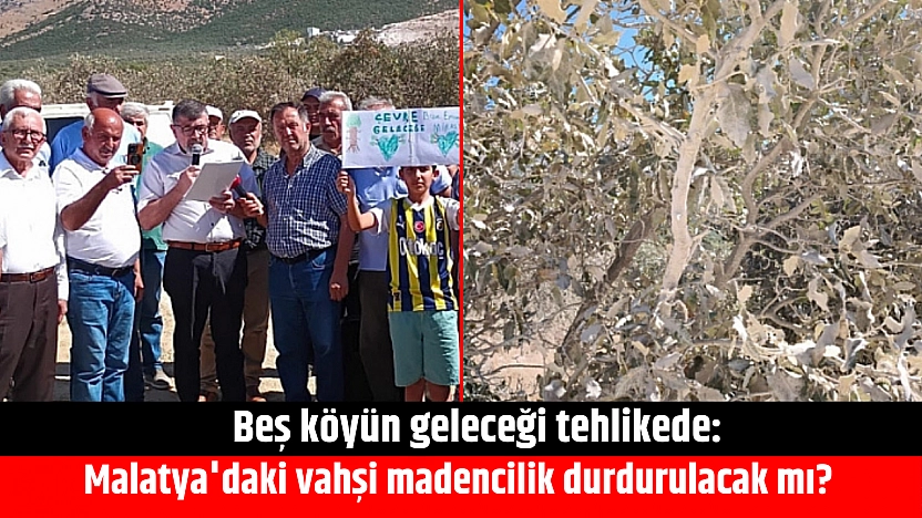 Beş köyün geleceği tehlikede: Malatya'daki vahşi madencilik durdurulacak mı?