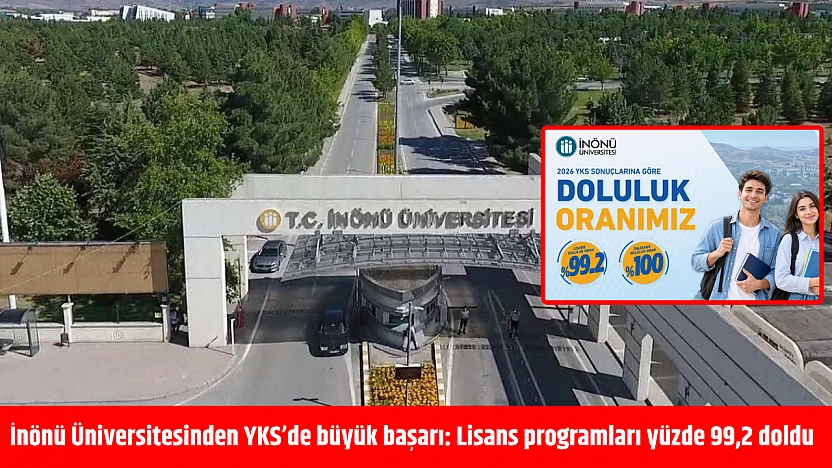 Öğrencilerin tercihi yine İnönü Üniversitesi oldu: Doluluk yüzde 99,2'ye ulaştı