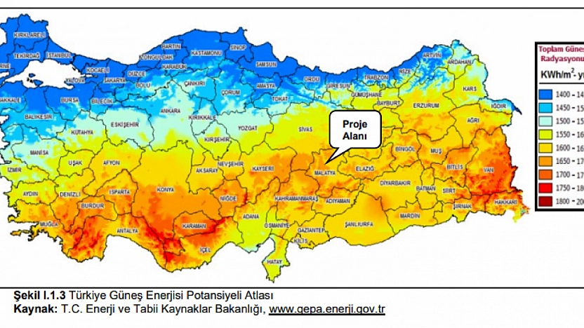 Malatya'da 100 MW'lık Güneş Enerji Santraline 'ÇED Olumlu' Onayı... İşte proje görselleri