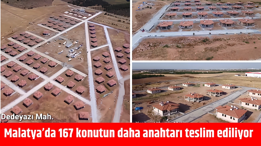 Malatya'da 167 konutun daha anahtarı teslim ediliyor