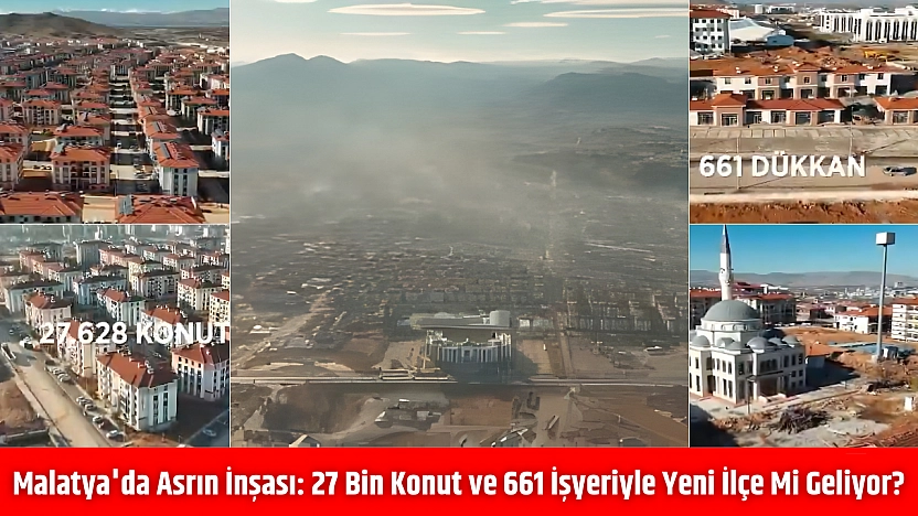Malatya'da Asrın İnşası: 27 Bin Konut ve 661 İşyeriyle Yeni İlçe Mi Geliyor?