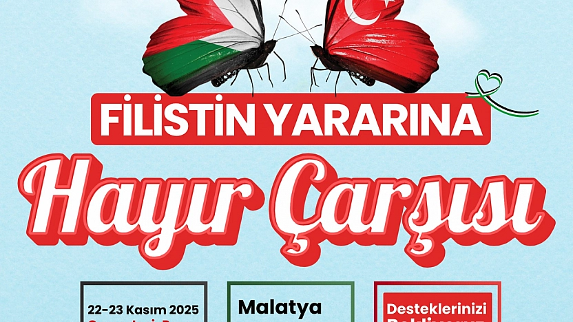 Malatya'da 'Hayır Çarşısı' Kuruluyor! Gelirler Filistin'e bağışlanacak