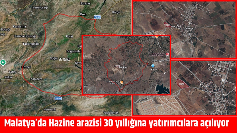 Malatya'da büyük ihale: Hazine arazisi 30 yıllığına tahsis edilecek
