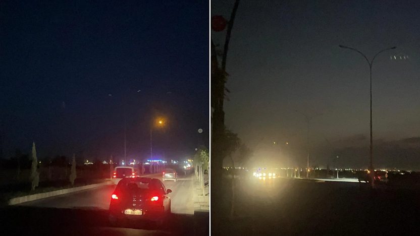 Malatya'da Kazaya Davetiye Çıkaran Yol: Sürücüler Farlarla Yolu Buluyor!