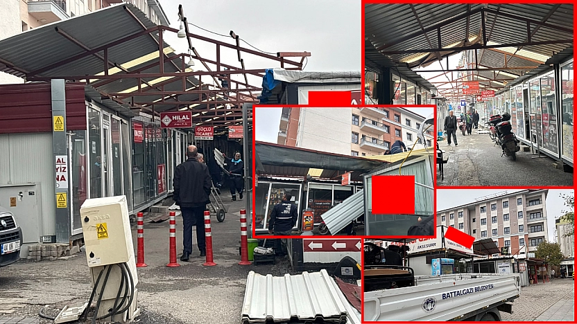 Malatya'da konteyner çarşıda tahliye başladı: 63 esnaf taşınıyor!