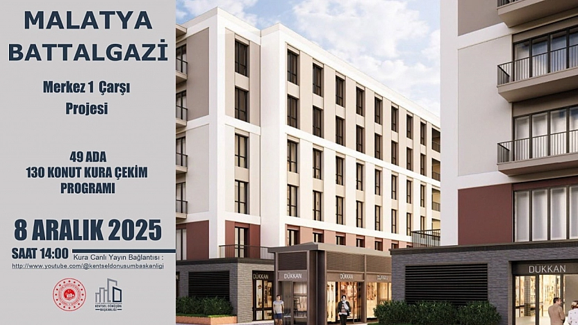 Malatya'da kura heyecanı: 130 konutun hak sahipleri belli oldu!