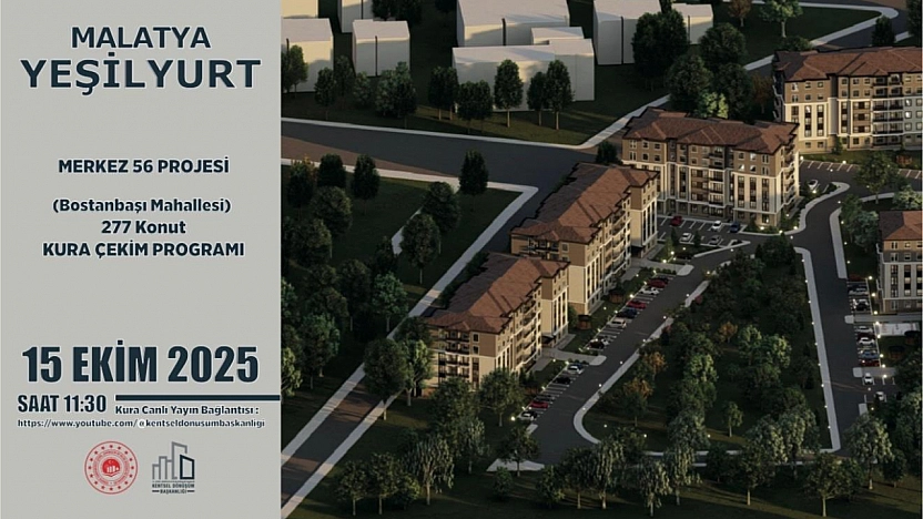 Malatya'da Merkez 56 Projesi kura sonuçları belli oldu: Hak sahipleri tam liste…