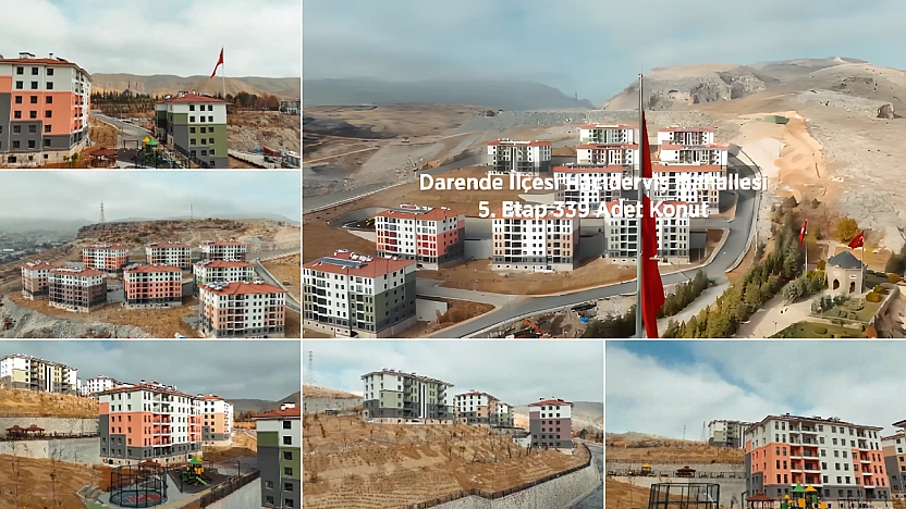 Malatya'da O İlçede Deprem Konutlarının Anahtarları Teslim Ediliyor! İşte Drone Görüntüleri…