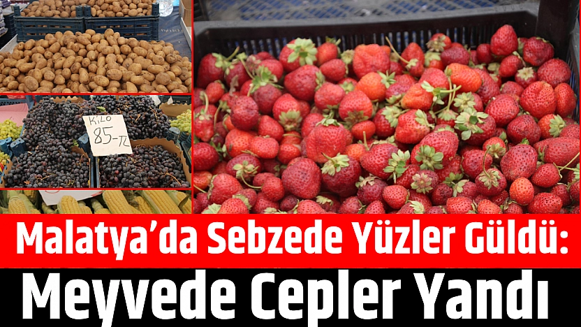 Malatya'da Sebzede Yüzler Güldü, Meyvede Cepler Yandı! Peki, Hangi Meyve ve Sebze Ne Kadar Oldu?