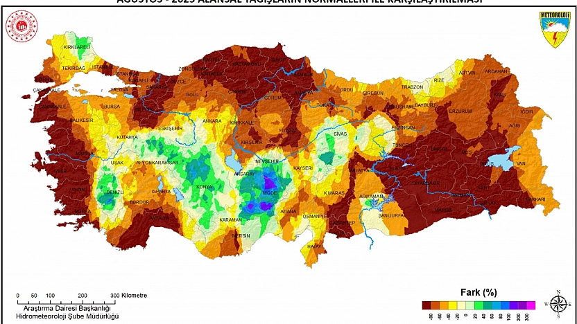 Malatya'da son 15 yılın en kurak Ağustos'u! Yağışlar dibe vurdu….