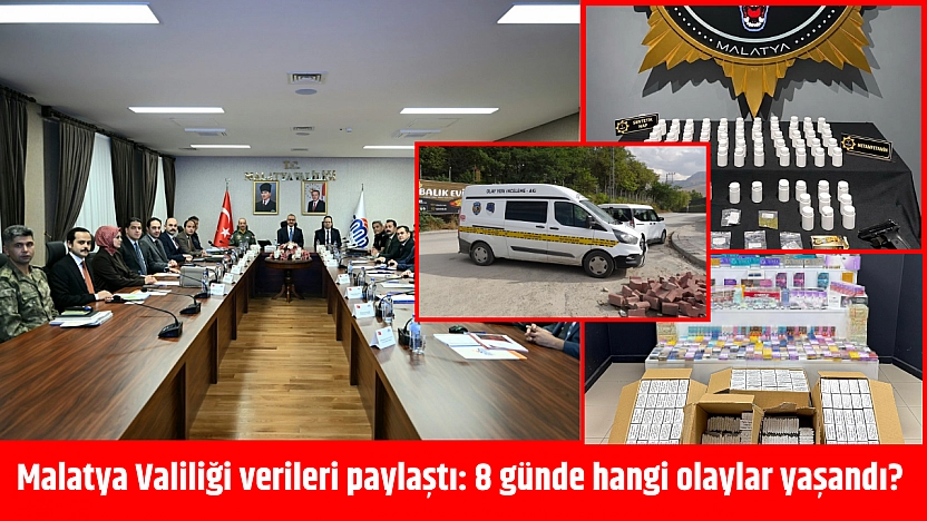 Malatya Valiliği açıkladı: Günlük 62 olay çıkıyor!