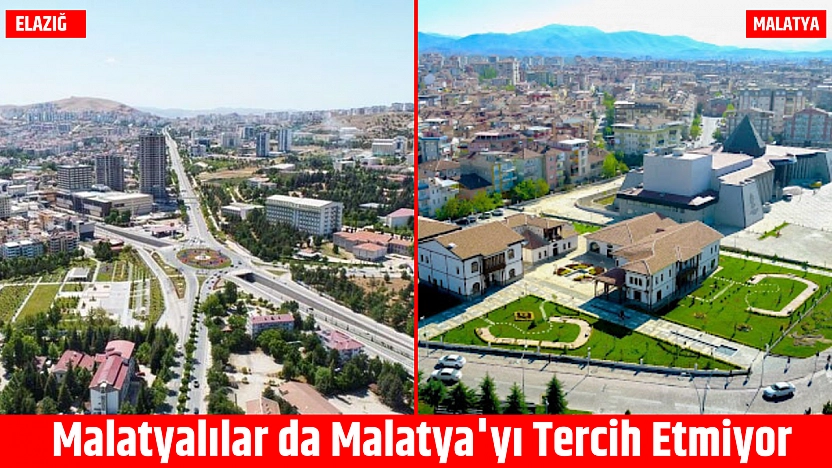 Malatyalılar da Malatya'yı Tercih Etmiyor