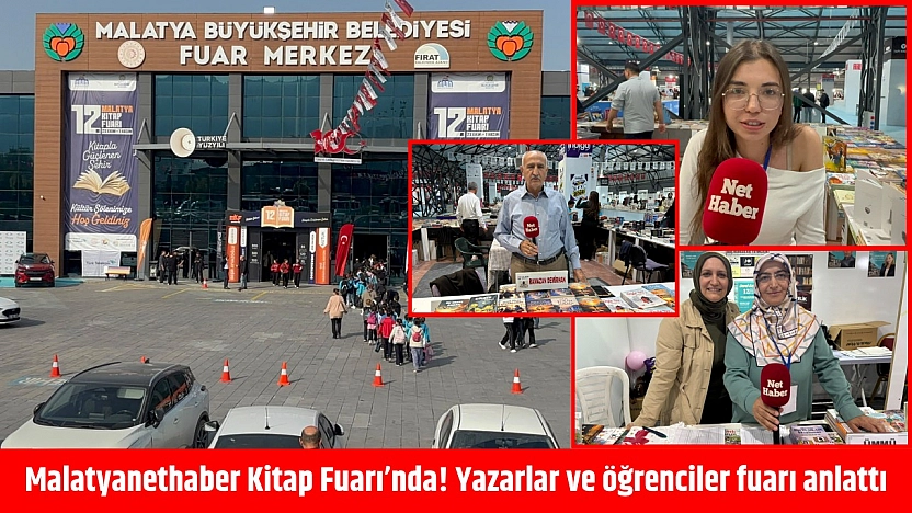 Malatyanethaber Kitap Fuarı'nda! Yazarlar ve öğrenciler fuarı anlattı