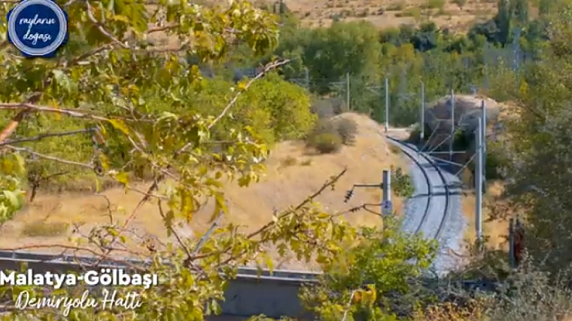 TCDD Rayları 'Gönülden Gönüle' bağlıyor| Malatya-Gölbaşı hattı büyüledi