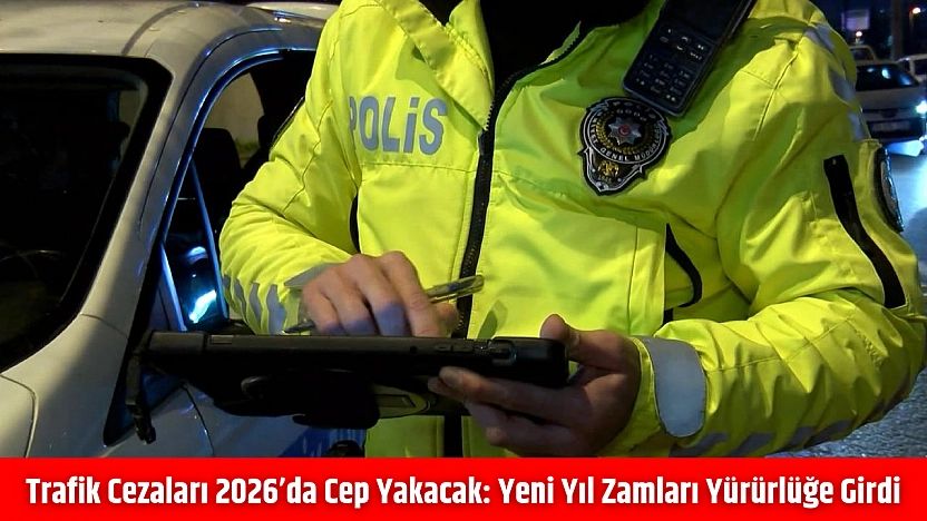 Trafik cezaları 2026'da cep yakacak: Yeni yıl zamları yürürlüğe girdi