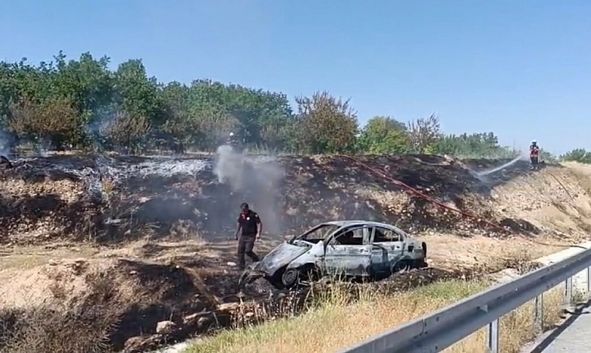 Malatya'da Kuzey Çevre Yolu'ndaki alev alan otomobilden ikinci acı haber geldi: Baba da kurtarılamadı!
