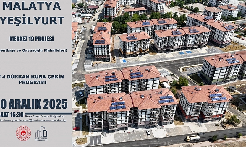 Malatya'da 14 iş yerinin kura çekimini canlı izlemek için tıklayın…