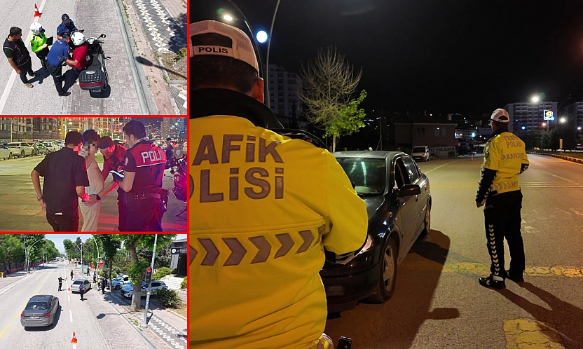 Malatya'da bir haftada 437 araç trafikten men edildi