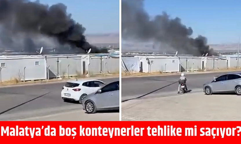 Malatya'da boş konteynerler tehlike mi saçıyor?