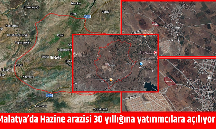 Malatya'da büyük ihale: Hazine arazisi 30 yıllığına tahsis edilecek