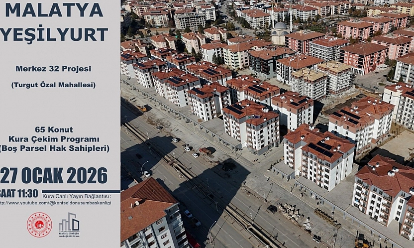 Malatya'da kura heyecanı devam ediyor: Rezerv alanlardaki 65 konutun hak sahibi belli oluyor