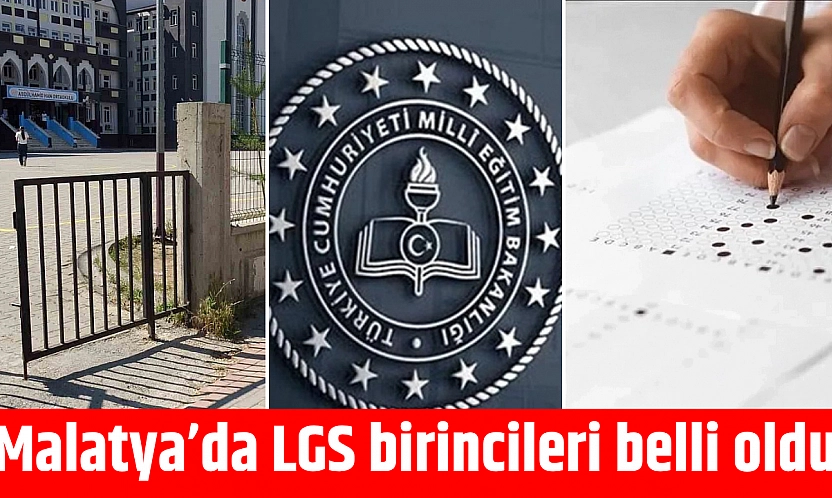 Malatya'da LGS birincileri belli oldu