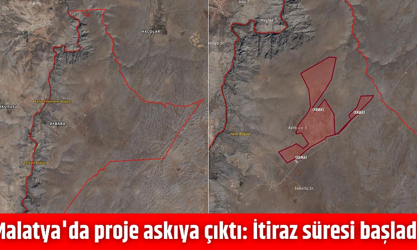 Malatya'da proje askıya çıktı: İtiraz süresi başladı