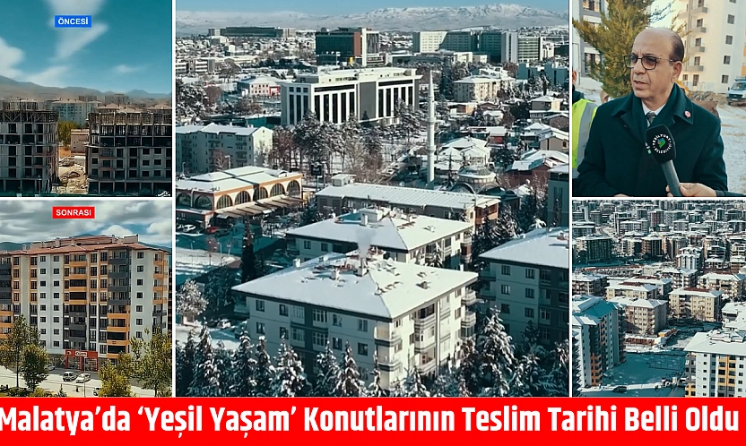 Malatya'da 'Yeşil Yaşam' konutlarının teslim tarihi belli oldu