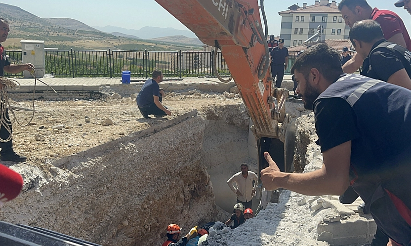 Malatya TOKİ konutlarında göçük: 2 işçiden acı haber geldi!